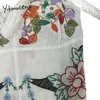 Kvinnors tankar Yitimuceng Crop Tank Top för kvinnor 2023 Sommarbroderi ärmlös elegant chic camis vintage backless casual y2k