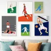 Paintings Football Basketball Tennis Baseball Boxing Pop Art Canvas Painting Nordic Posters And Prints Wall Pictures For Living Room Decor 231011