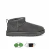 Tasman Tazz Austrália Botas Uggz Chestnut Designer Fur Botas de pele de carneiro para mulheres Ultra Mini Plataforma Slide Bota de neve Chinelos de inverno Disquette Shoes