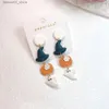 Altri accessori moda Zucca di Halloween Orecchini in argilla Cappello magico Eardrop Gioielli Regalo per le donne Q231011