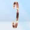 10pcslot 3 couleurs 6 mm largeur mode continue de baiser bracelet inspirant bracelet ouvert cadeau gravé pour les femmes famille FR8872813