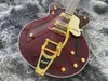 Electric Guitar Duplex Tremolo System Gold Hardware Mahogany Body Music Instrument Purple Color