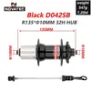 自転車ヘッドセットNovatec MTB Hub 32ホールD041SB D042SBフロント100mmリア135mmブラックHG標準QRキューブマウンテンハブ8 9 10 11 12スピード231010