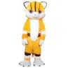 2024 Costumes de mascotte de tigre de Noël Carnaval Hallowen Cadeaux Unisexe Adultes Jeux de fantaisie Tenue de vacances Publicité extérieure Costume Costume