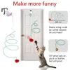 Cat Toys Electric Cat Toy Rope Automatisk teaser Cat String Toys Hanging Door Interactive Kitten Game Toy Random Swing Cat Catching Sticks 231011