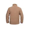 Men's Outdoor Tactical Fleece Jacket Fleece Winter Coat for Hiking Traveling Hunting jacket 2LRFA