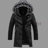 Herren-Daunenparkas, dicke Fleece-Winterjacke für Herren, modisch, mit Fellkapuze, warm, Cooton-Parka, männlich, solide Baumwolle, Oberbekleidung, Mäntel, Windjacke, Plusgröße 6XL, J231011