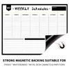 Fridge Magnets Magnetic Whiteboard Sticking Week Plan Set Kitchen Refrigerator Planning Table Simple Black and White Message Board 231010