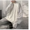 男性用セーター韓国のファッションニットセーターメンズ秋のソリッドカラールーズストリートウェアメンズ服格子縞のプルーバー