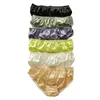 6pcs Women's Silk Bikini Underwear Briefs Size262Z