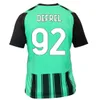 23 24 US Sassuolo Calcio TRAORE Jerseys de futebol Mens BERARDI BOGA CAPUTO OBIANG DEFREL Home away Djuricic Camisas de futebol de manga curta KYRIAKOPOULOS MULDUR Uniformes