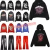 Tasarımcı Hoodies Hellstar Hoodie Vintage Sweatshirt Portre Portre Portre Yüksek Sokak Tide Hop Kalınlaştırılmış Athleisure El Boyalı Cepleri Kadın Sweaters Hoodys