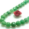 Loose Gemstones Natural African Green Jade Faceted Coin Beads Wholesale Gemstone Semi Precious Stone Bracelet Necklace For Jewelry Making