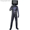 Thème Costume Jeu Skibidi Toilettes Cosplay Venez Haut-Parleur Drôle Homme Tv Homme Caméscope Homme Body avec Masque Halloween Livré pour Adulte Enfant T231011