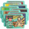 Crayon Artist Grade Soft Core Oilbased Premium 240pcs Crayon de couleur dans une boîte en fer blanc Crayons pré-aiguisés Stylos cadeaux de Noël idéaux 231010