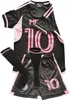 Set di abbigliamento 7# 10# Maglia da calcio per bambini Uniformi da allenamento per ragazzi Ragazze Magliette e pantaloncini da gioventù Set di 3 Ronaldo Mbappe 231010