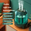 Difusores de aceites esenciales 35L Humidificador de doble boquilla Luz nocturna colorida Purificador de aire Máquina de aromaterapia portátil Atomizador de escritorio para oficina en casa 231011