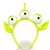 Alien Monster bandeau en peluche globe oculaire Robot bandeau enfants adultes Halloween fête Cosplay accessoires nouveauté mignon cadeau vert249C