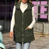 Damesjassen Winter Fleece Vest Jassen Dames Dikke Warme Mouwloze Jas Pluche Kapmantel Kasjmier Vest Outerwears Veste Femme