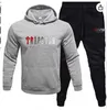 Heren tracksuits Tracksuit Mens Nake Tech Trapstar Track Pakken Hoodie Europe AMERIKAANS BASKBALL Football Rugby Twopee met dames lange Trapstar Flee N4re