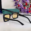 Мужская Большая Черная Оправа Дизайнерские Lunettes de Soleil Модная Женская Ацетатная Оправа Квадратная Оправа Маска Солнцезащитные Очки Досуг Отпуск Пляжная Вечеринка с Коробкой 0780S