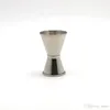 15/30ml Stainless Steel Cocktail Shaker Measure Cup Dual Shot Drink Spirit Measure Jigger Wine Pourer Bartender Bar Kitchen Tool u1024