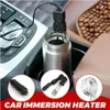 12v/24v carro aquecedor elétrico de imersão quente elemento chaleira caneca van chá café sopa bebidas aquecedor elétrico automático