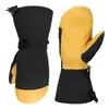 Five Fingers Gloves est Ski Motorcycle Waterproof Fleece Thermal Snowboard Snowmobile Men Women Winter Snow Bike 231010