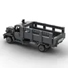 변형 장난감 로봇 세계 전쟁 2 세계 대전 독일 군용 차량 Opels 경량 트럭 군대 미니 피그 무기 총기 빌딩 블록 벽돌 장난 장난감 키트 선물 231010