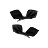 Hair Accessories 2pcs/Set Temperament Stereoscopic Ears Red Beige Black Bowknot Side Hairpin Cute Girls Clips For Women