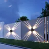 Wall Lamp 4w Led 120 Degrees High-brightness Uv Protection Cross Beam Lights For Outdoor Garden Lighting