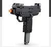 Airsoft Guns Pistols Model Build Brick Blocks Splatte Splat Gun Airsoft Rifle Pistols Uzi Pistol Mini Gun Toy Pistol Toys 3-6-åriga leksaker för barn Julklapp