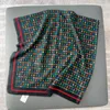 Шарфы 2023 Распродажа 130 130 см Хлопковый шарф с принтом Хиджабы Осень-зима Турция Шаль для женщин Стильный 231011