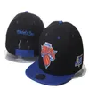 26 styles New York Basketball Knicks Snapback Caps pour hommes femmes baseball casquette de football plat réglable casquette sport chapeau mélange order333F