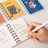 Notepads Kawaii Cute Cartoon Animals Mini Spiral A7 Notebook Daily Weekly Planner Blank Paper Note book Time Organizer School Supplies 231011