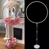 Inne imprezy imprezowe 163x73 cm Circle Balloon Arch Stand Stand Balloons Kolumna Dzieci urodziny Baloon Wedding Decoration Baby Shower Ballon 231011