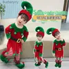 Tema Costume Christmas Cosplay Comes Green Elf Princess Dress for Girls Perfect for föreställningar och Baby Christmas Theme Photography23101010