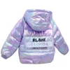 Donsjas Meisjes Donsjack Baby Meisjes Jongens Snowsuit Jassen Winter Kinderkleding 2-7 jaar Mode Kinderen Capuchon Rits Bovenkleding Jassen 231010