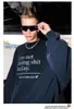 Männer VETEMENTS Buchstabendruck mit Kapuze VTM Washed Old Trash Can Loose Sweater Pullover Loose Sweater mit Kapuze für Herren