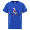 Designer Été Nouveaux Hommes T-shirt Harajuku Mode Graphique T-shirts Hommes 100% Coton Femme Vêtements Dessin Animé À Manches Courtes Hauts Tee