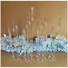 Objetos decorativos Figuras 2 piezas 5 piezas 10 piezas Decoración de boda Centro de mesa Candelabro Portavelas transparente Candelabros de acrílico para bodas Evento Fiesta 231010