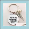 Jewelry Keychains Lanyards Bible Verse Key Chains Faith Keychain Scripture Quote Christian Jewelry For Friend Women Men Inspiratio Otv Dh9Wk