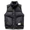 Parkas pour hommes hiver col montant gilets matelassés mode chaud mince casual lâche haute rue vestes sans manches hommes hauts vêtements masculins J231010