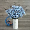 New Product Ideas 20 Heads Artificial Silk Autumn Poppy Flower Bouquet For Home Living Room Office Hotel Decoration Table Centerpieces Flowers