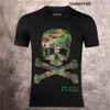 Skull Casual BEAR T SHIRT Mens Designer Tshirts Rhinestone Plein Men T-shirts Classical High Quality Hip Hop Streetwear Tshirt Philipps Top224f pp Q0M9