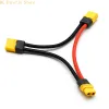 XT60 Serie Harnas XT60H Batterij Connector Draad Dual Extension Y Splitter Kabel Leads 12AWG Voor RC Lipo Batterij