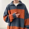 Мужские свитера M-8XL размера плюс, теплый вязаный свитер Harajuku, джемпер с длинными рукавами, мужской свободный крой, повседневная уличная одежда, пуловеры, одежда