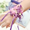Fleurs décoratives fournitures de mariage, fleur de poignet de mariée, tissu de danse de Simulation coréenne, Bracelet de demoiselle d'honneur et de sœurs