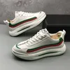 Europese Designer Jurk Zakelijk Feest Bruiloft Schoenen Luxe Mode Licht Ademend Casaul Sneaker Ronde Neus Luchtkussen Oxford Rijden Loafers H76