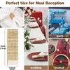 Christmas Decorations 100 50 30 10pcs Napkin Rings Bling Decoration Wedding Dinner Elegant Gold Sliver Holder Party Supplies 231011